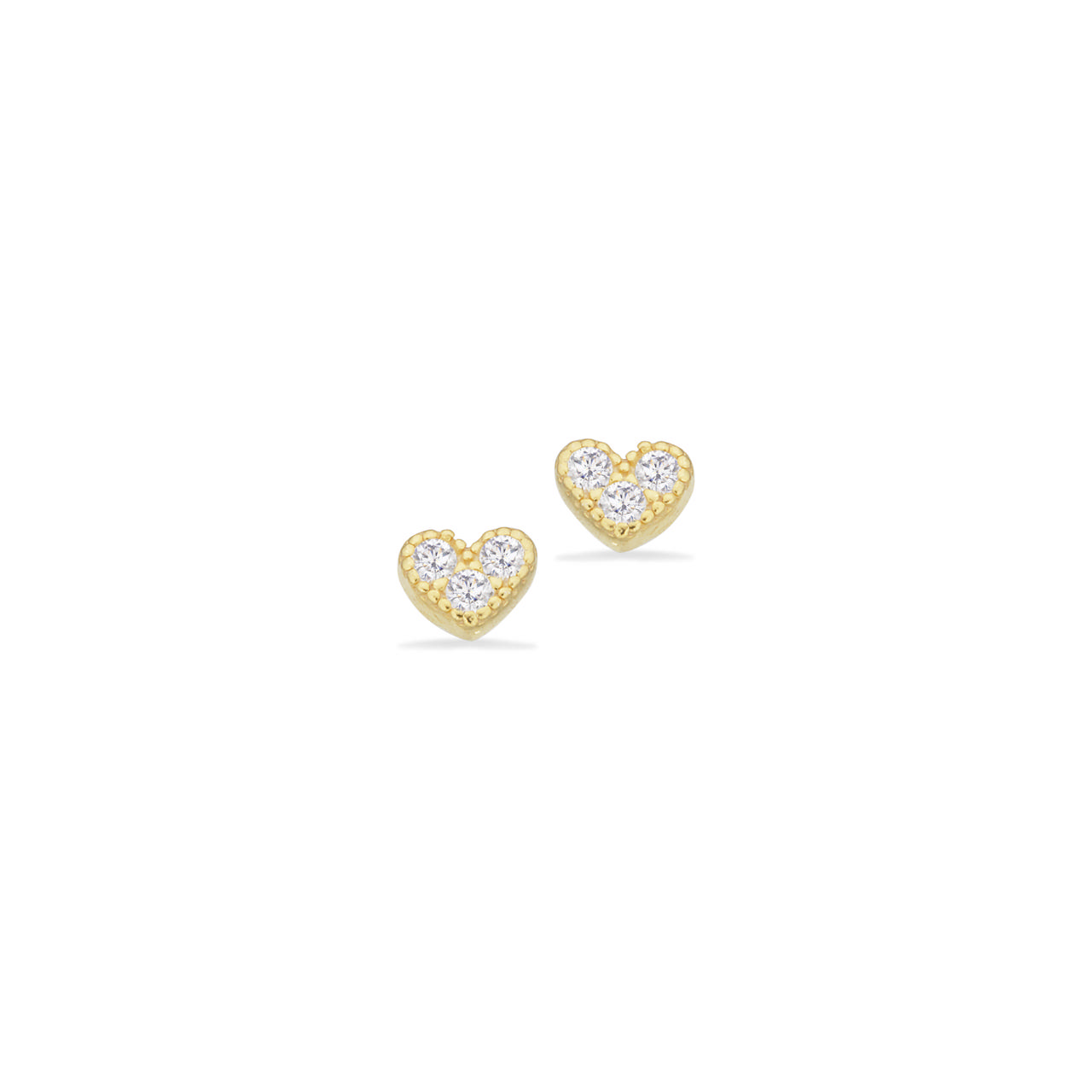 Earsticks zir. 925 goldplated