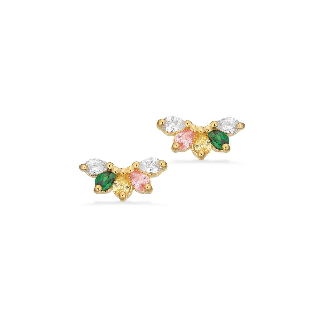 Earsticks zir. 925 goldplated