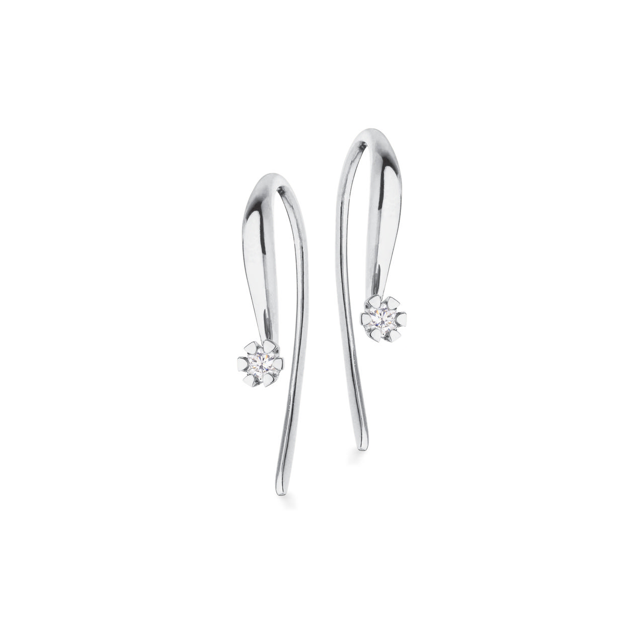 Earhook 8K white 0,03x2 W/1P