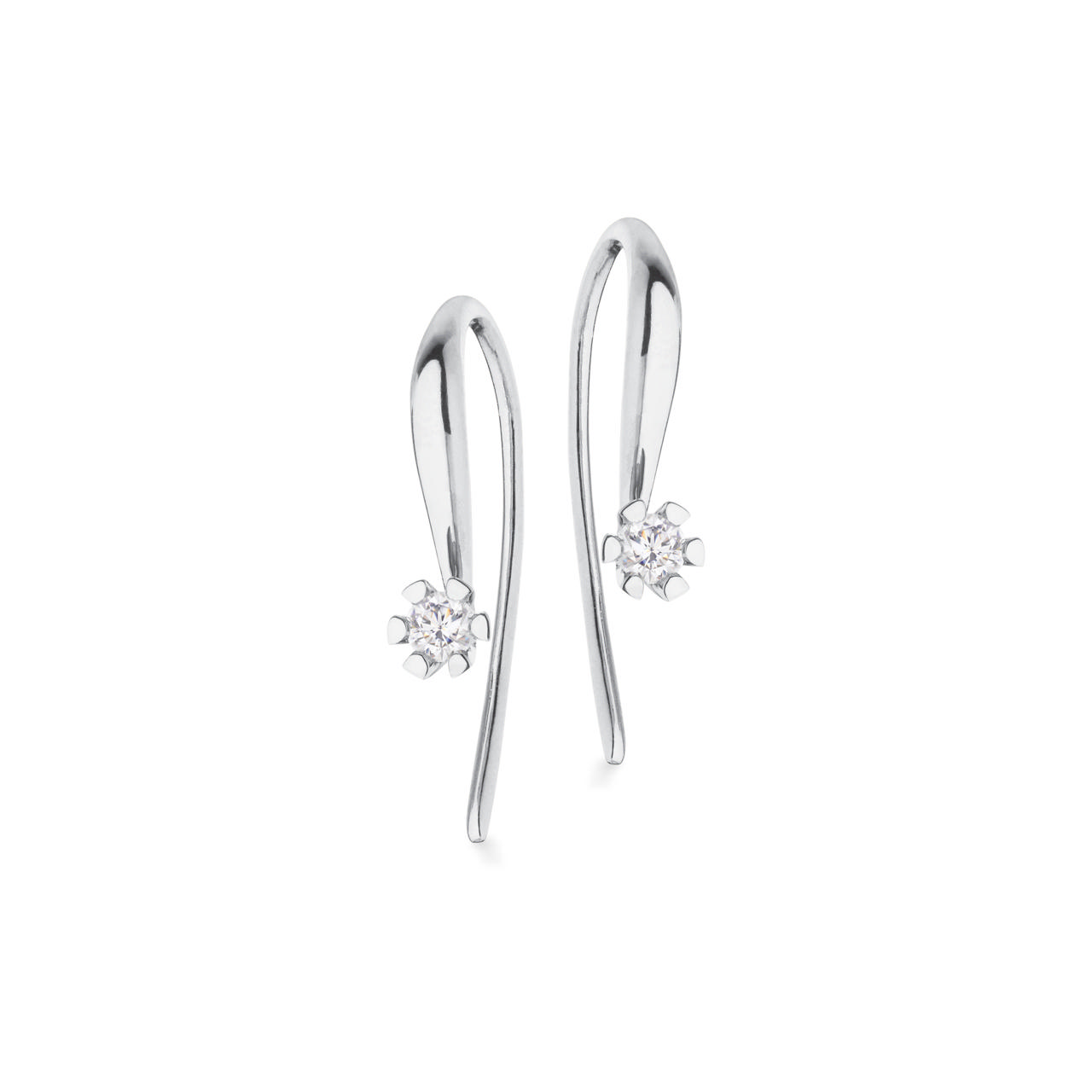 Earhook 8K white 0,05x2 W/1P