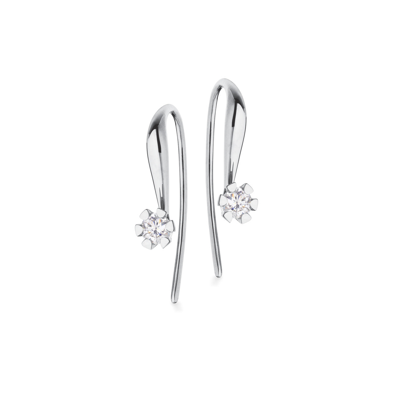 Earhook 8K white 0,10x2 W/1P