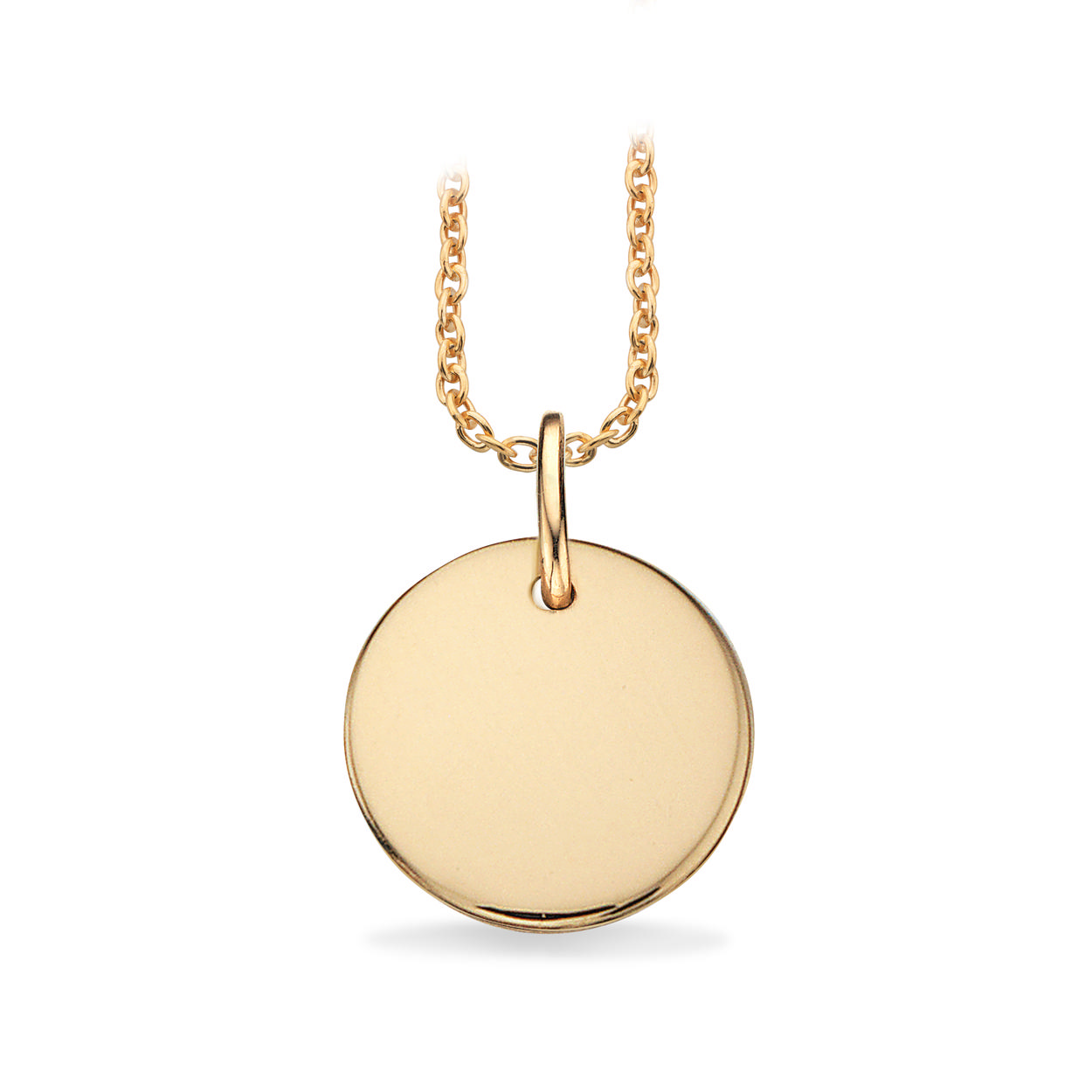 #TagMe 13 mm vedhæng blank 8 kt. m. kæde