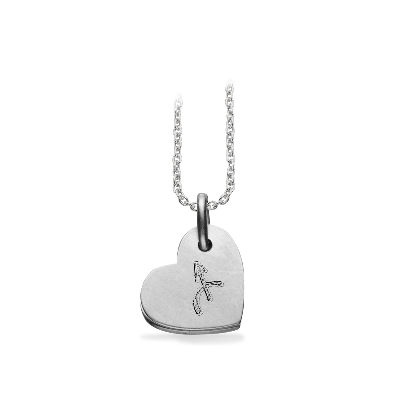 #TagMe hjerte Skytte sølv m/kæde