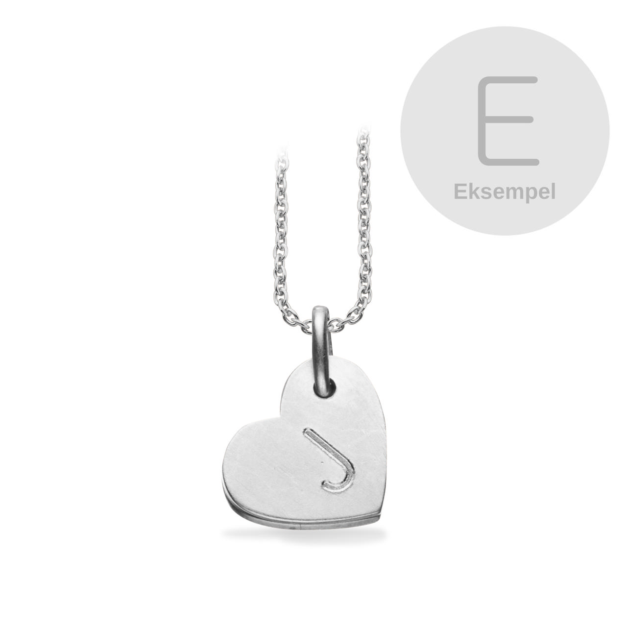 #TagMe hjerte E sølv m/kæde