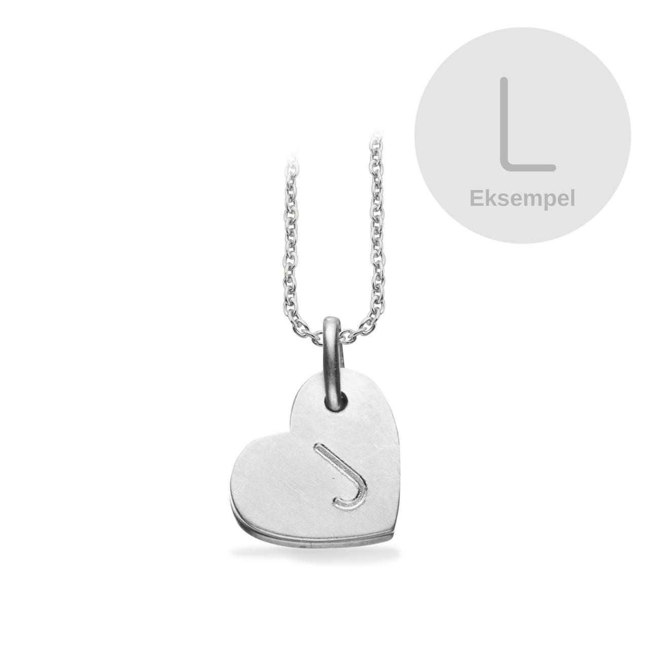 #TagMe hjerte L sølv m/kæde
