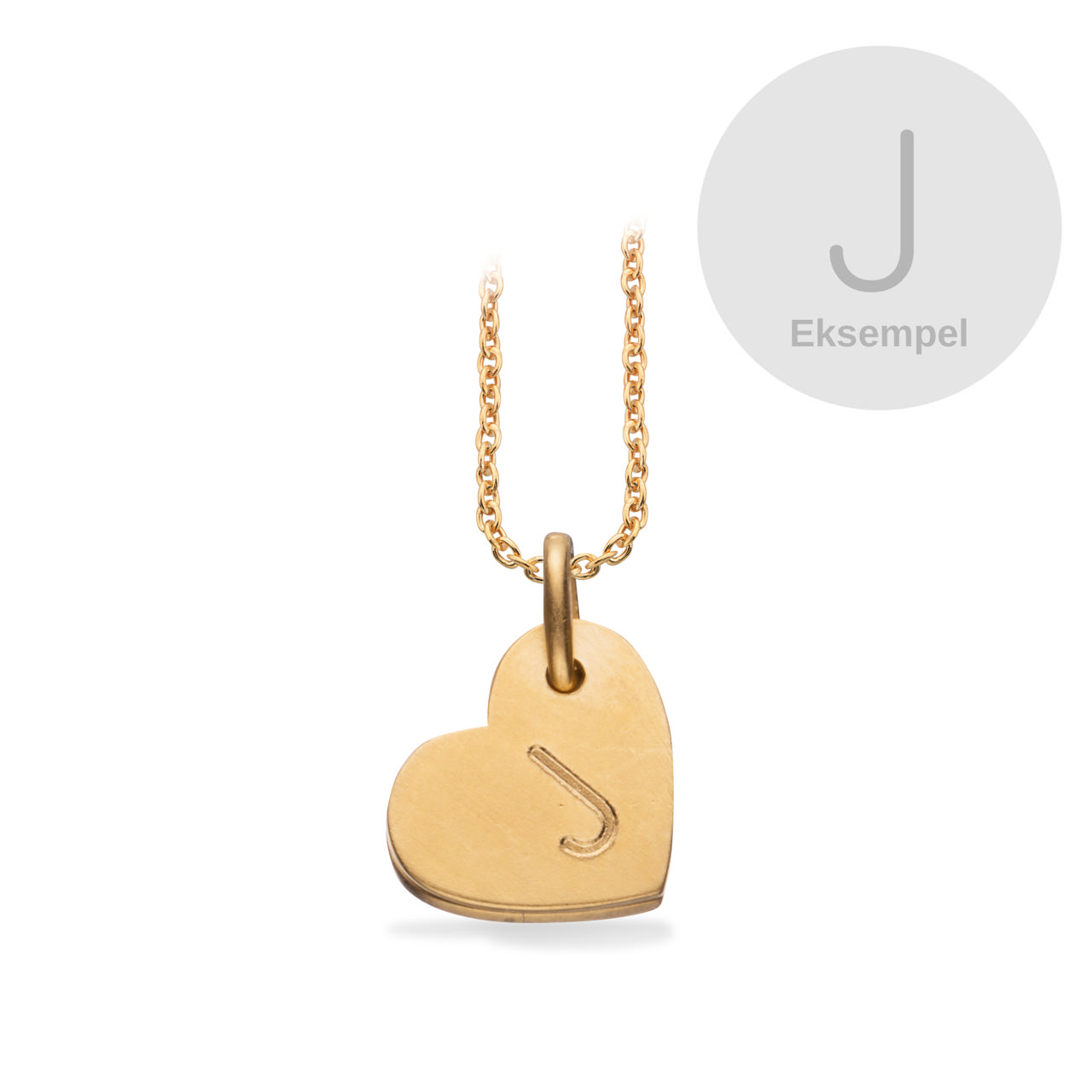 #TagMe hjerte J sølv fg. m/kæde