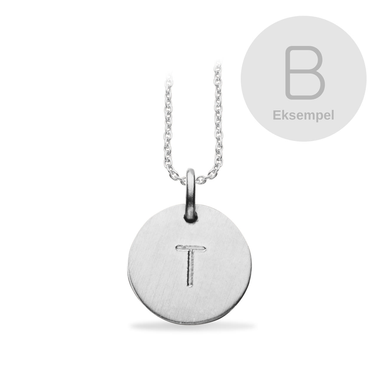 #TagMe rund B 13 mm sølv m/kæde