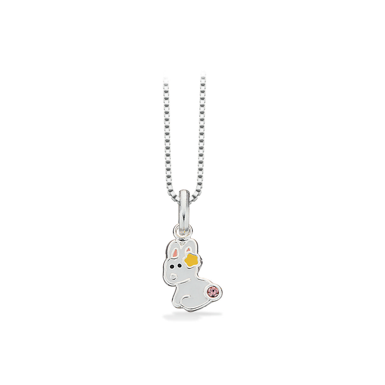 Pendant rabbit zir. 925