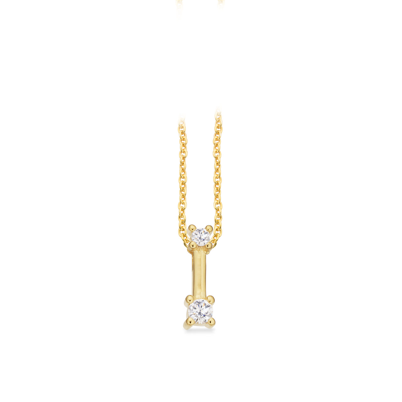 Pendant zir. 925 goldplated