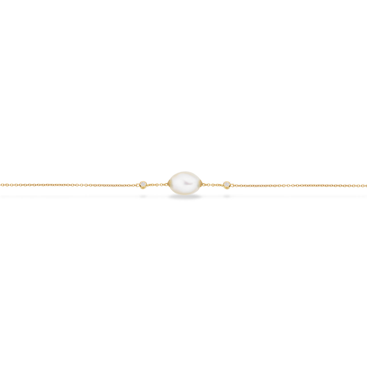 Armbånd fkp./cubic zir. sølv fg. 17 +2 cm