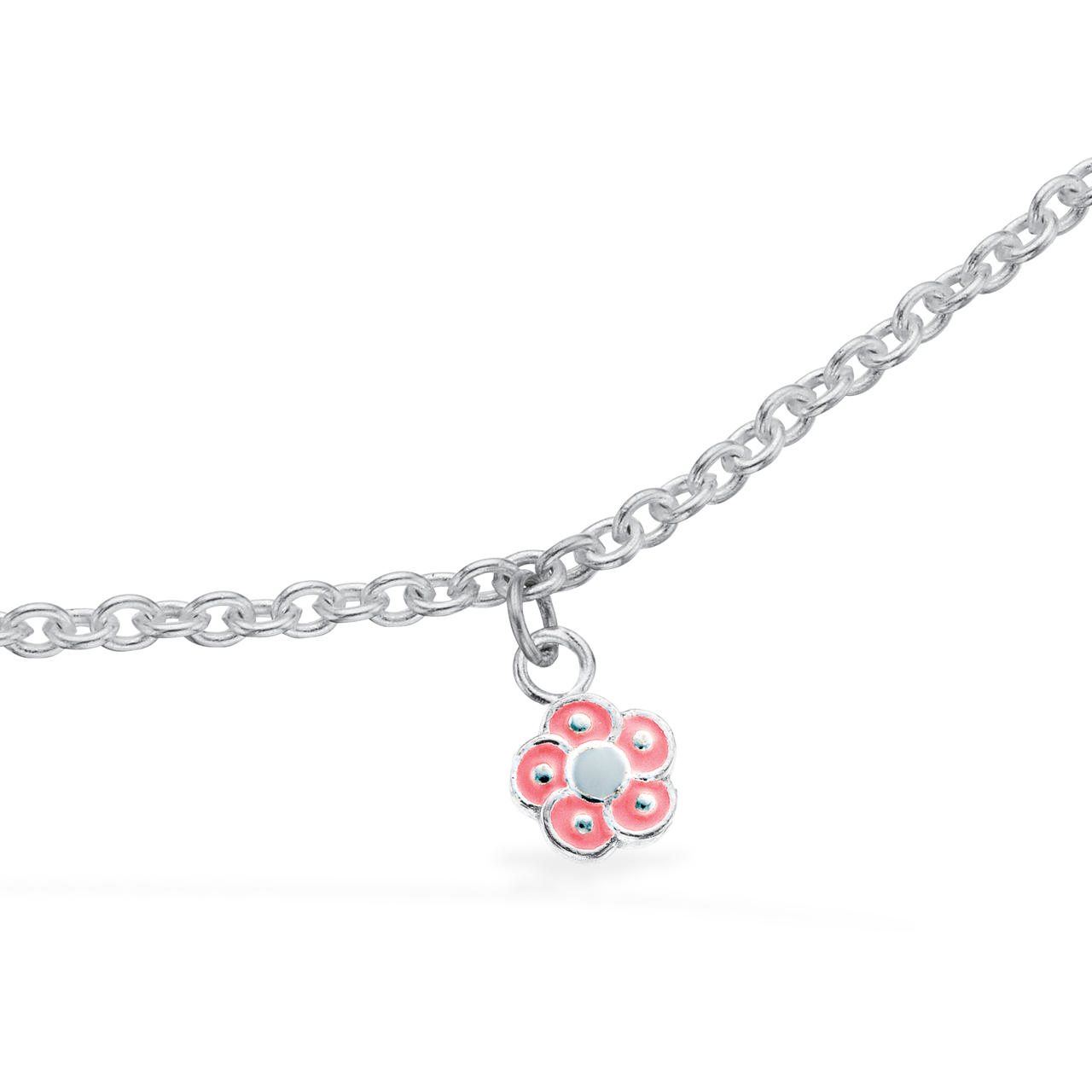 Bracelet rose flower 925