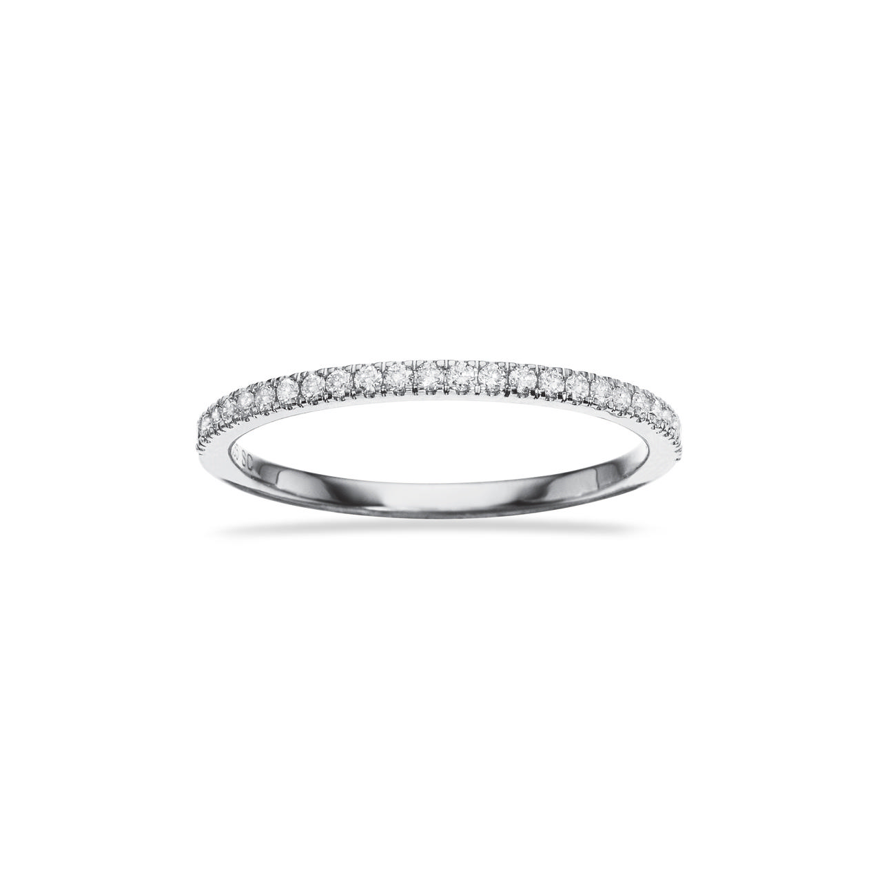 Ring 0,16 H-W/SI 585 white