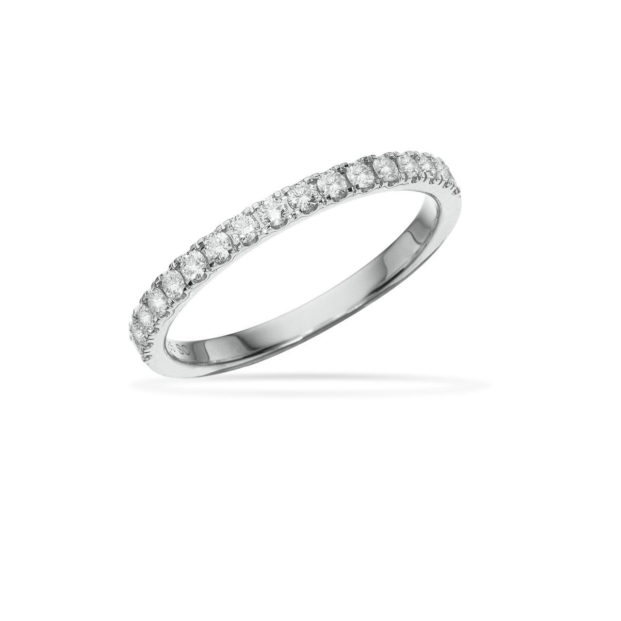 Ring 0,32 H-W/SI 585 white