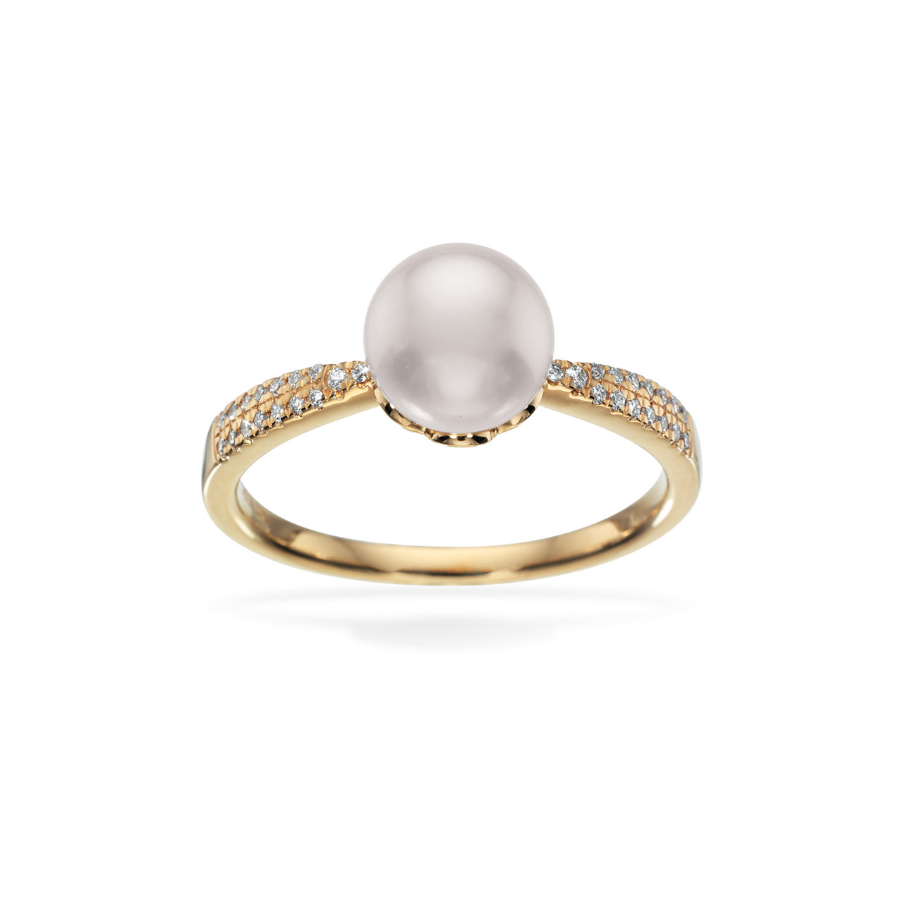 Ring kp. 0,09 H-W/SI 14 kt