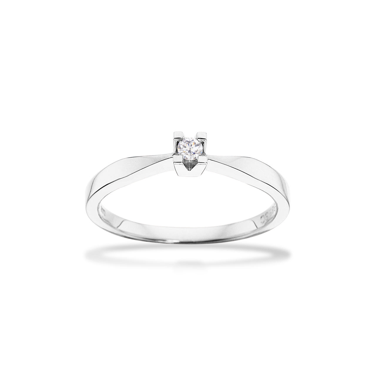 *Kleopatra ring 0,05 H-W/SI 8 kt