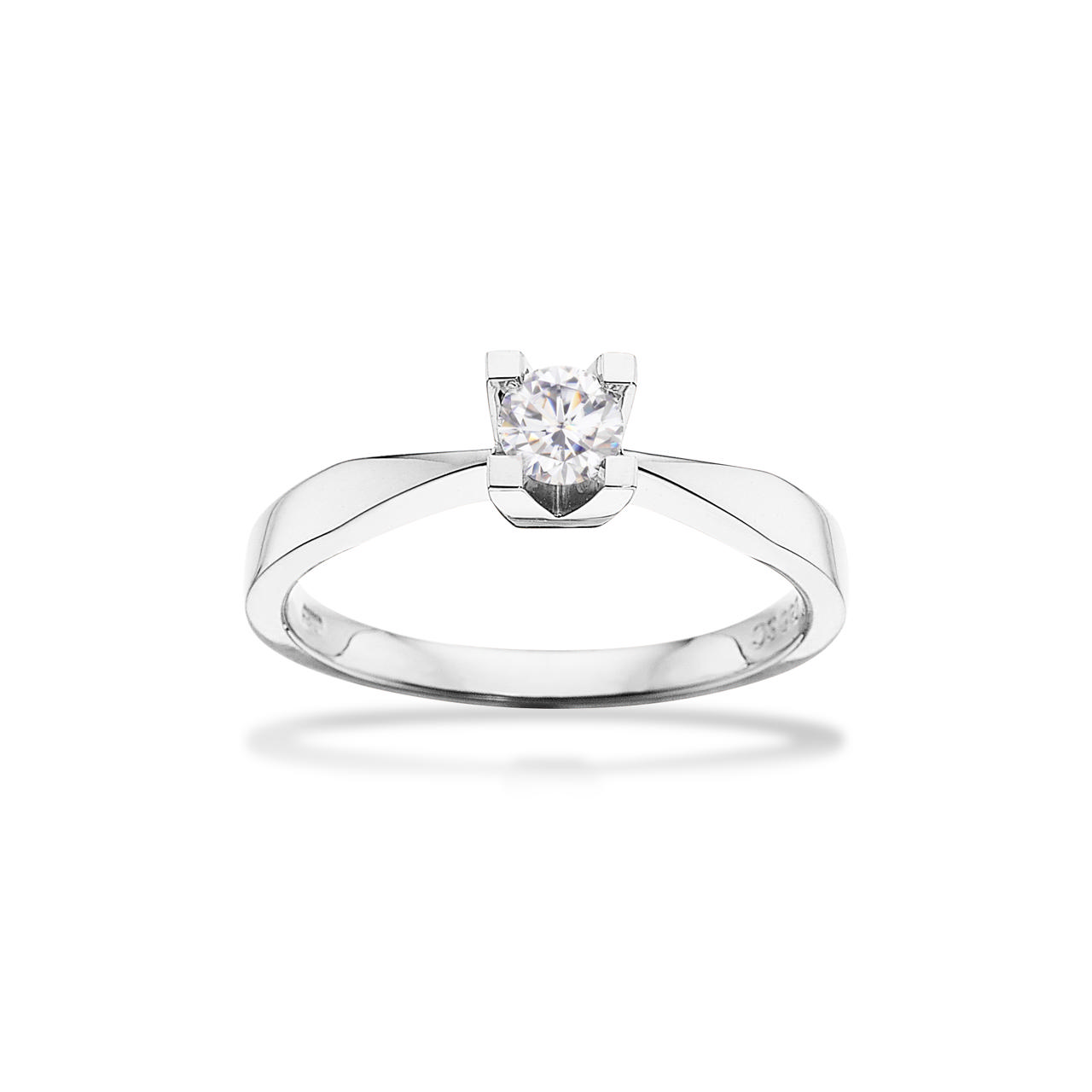 *Kleopatra ring 0,25 H-W/SI 8 kt