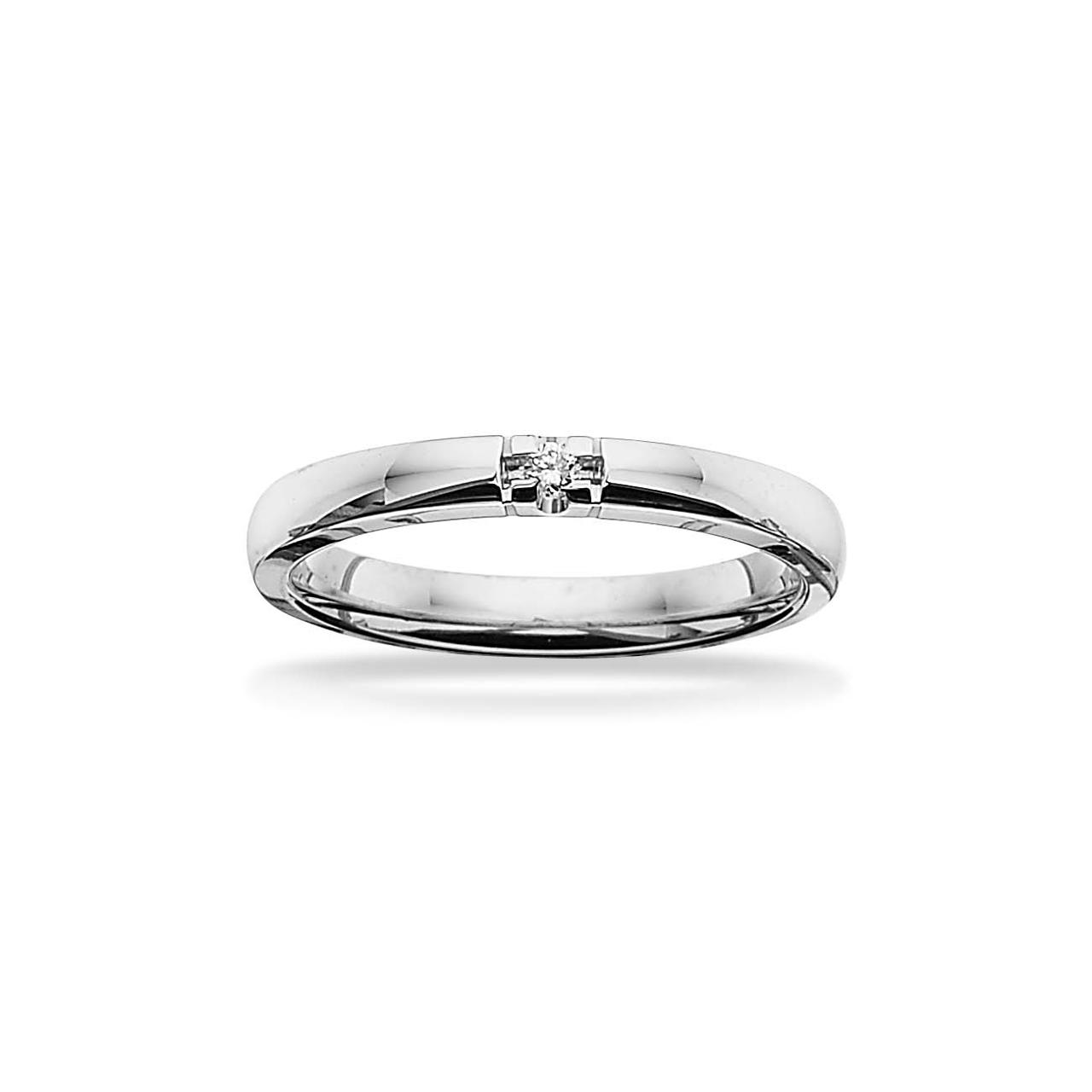 *Grace Ring 14kt.hv 1x0,03 H-W/SI