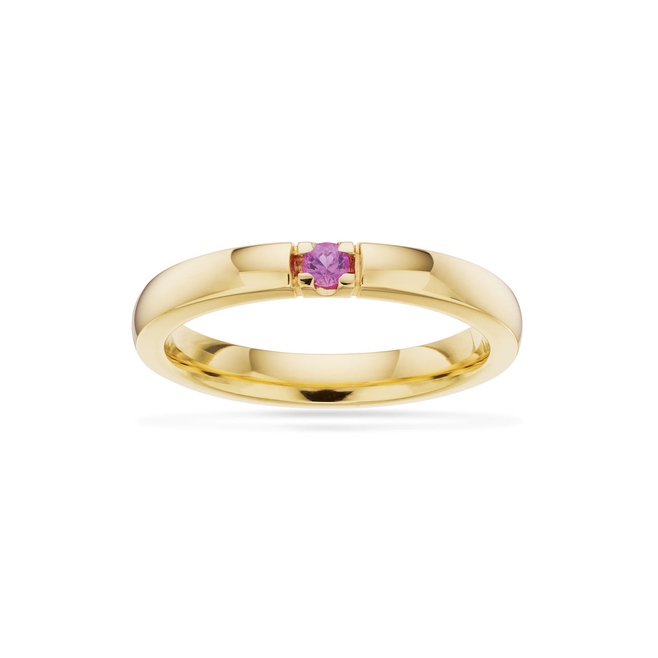 Grace Ring 14 kt. rd. 1x0,07 pink safir