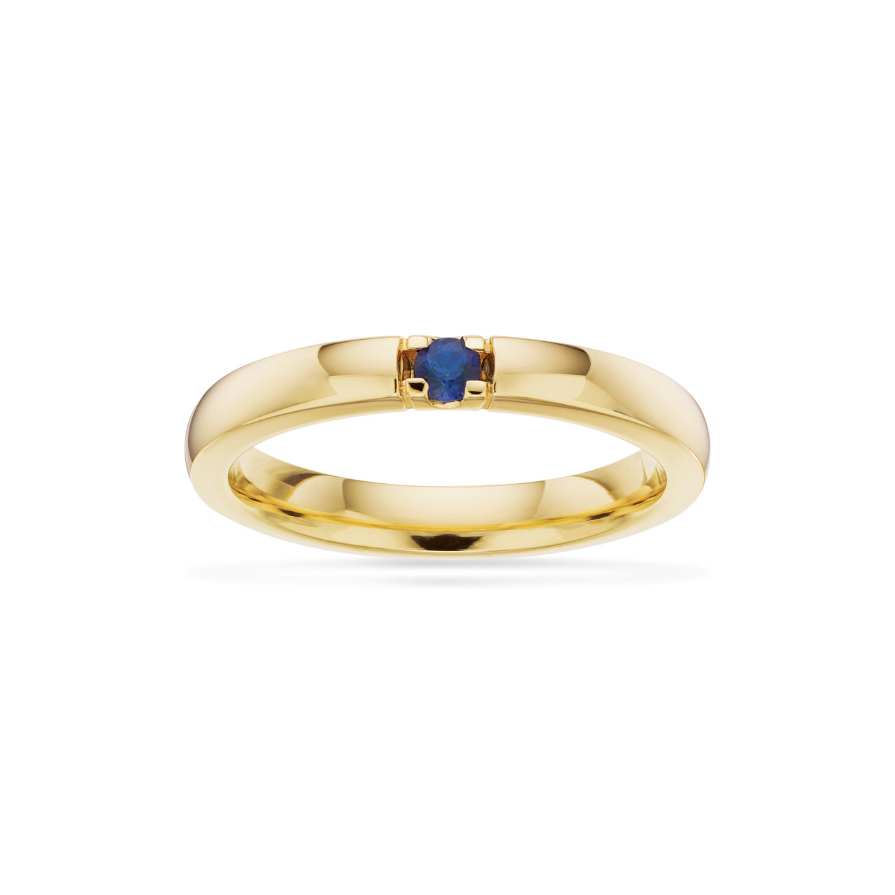 Grace Ring 14 kt. rd. 1x0,07 safir