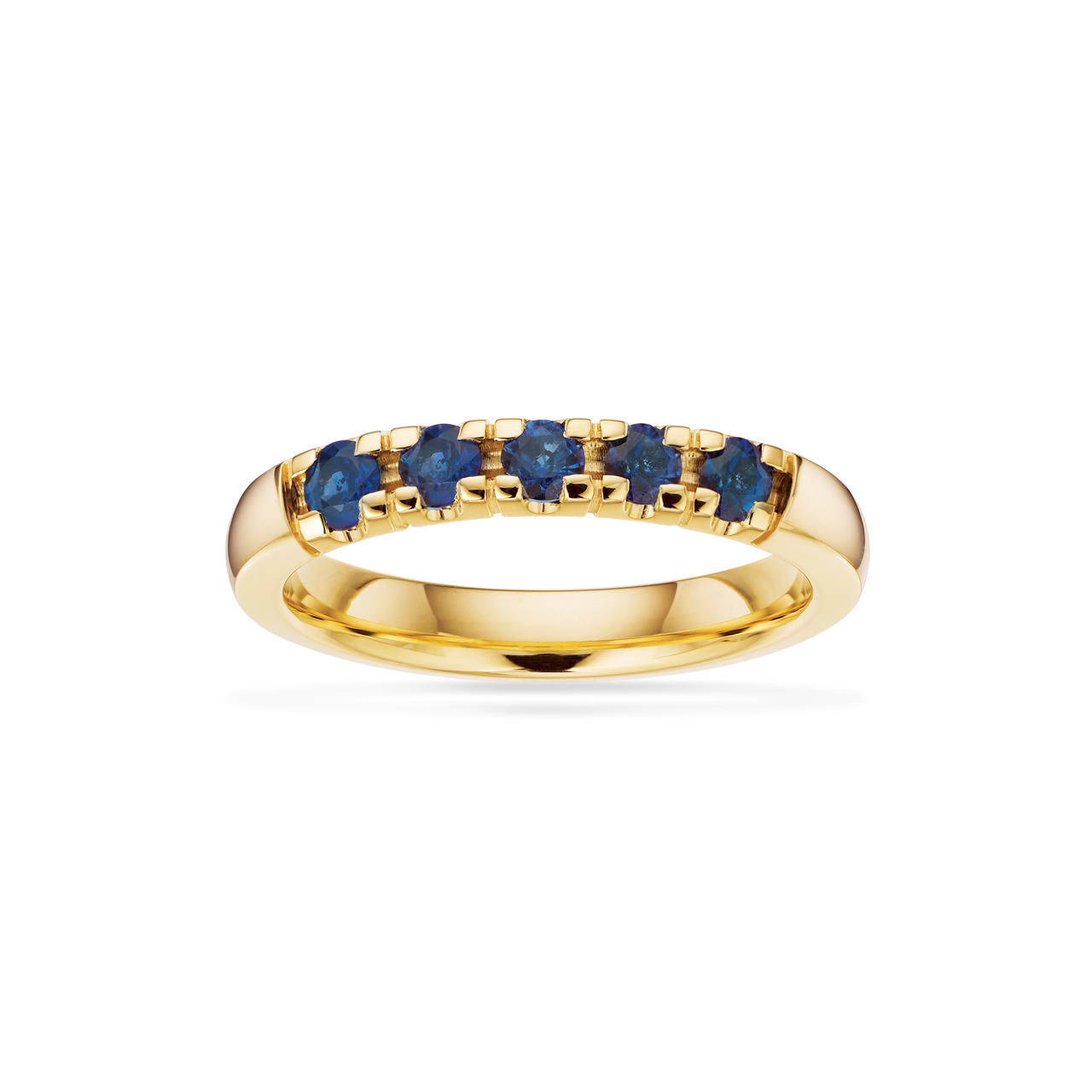 Grace Ring 14 kt. rd. 5x0,07 safir