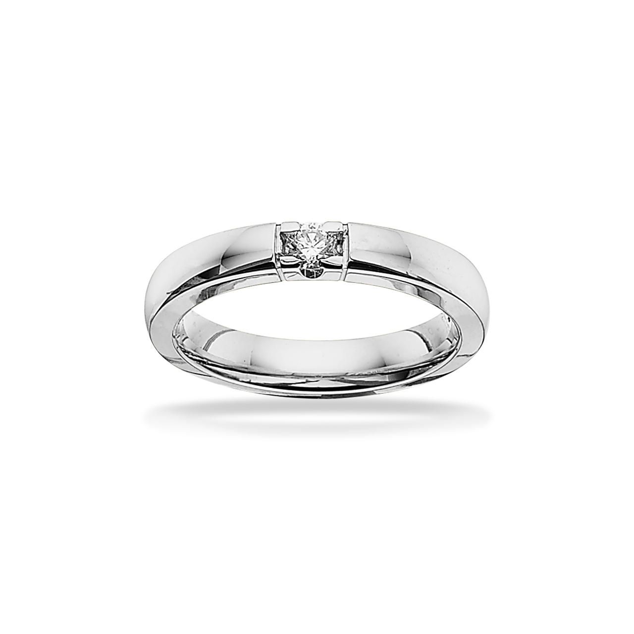 *Grace Ring 14 kt hv 1x0,11 H-W/SI