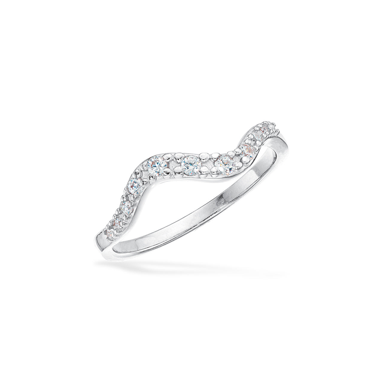 SoHo ring cubic zir. sølv pt.