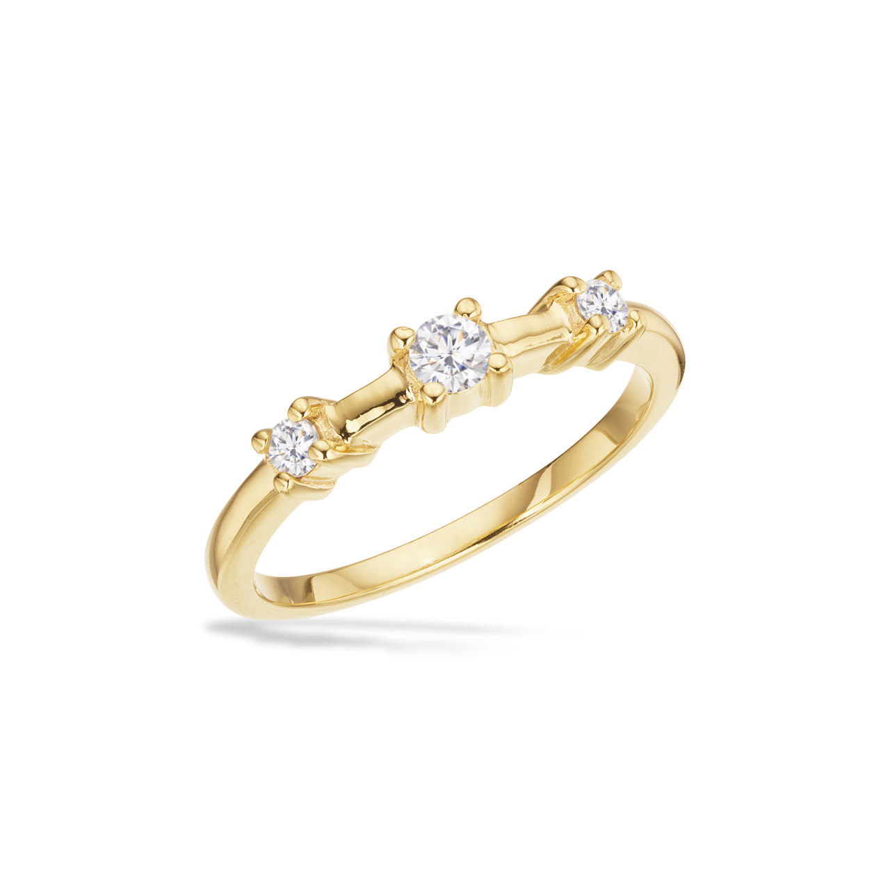 SoHo ring cubic zir. sølv fg.