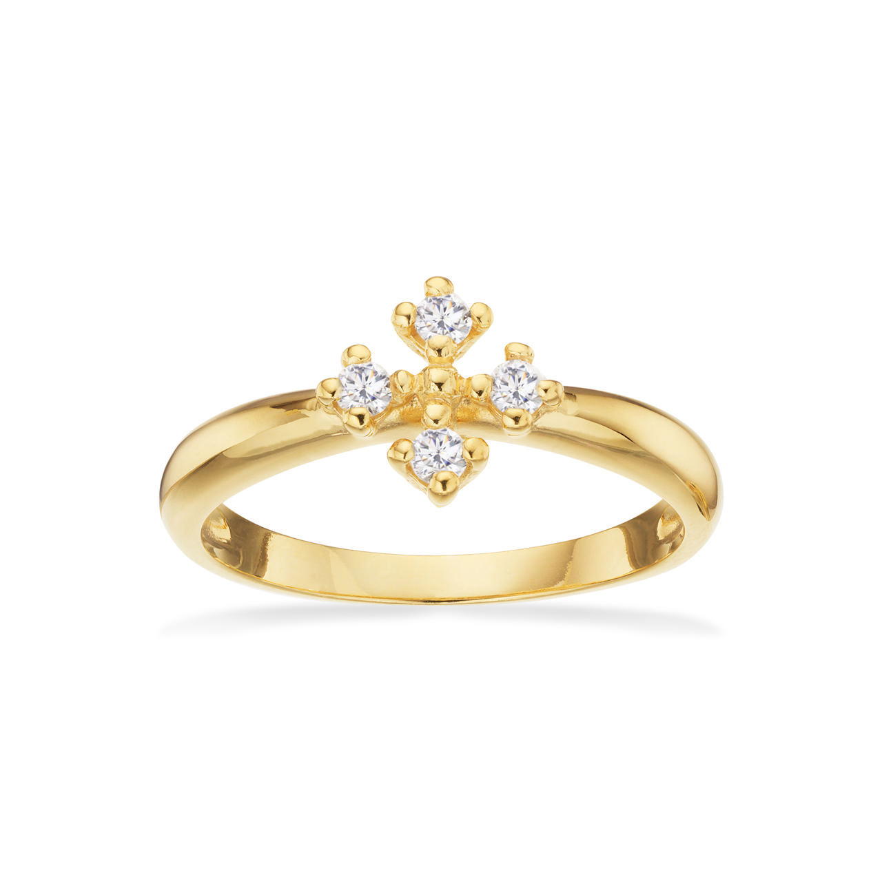 SoHo ring cubic zir. sølv fg.