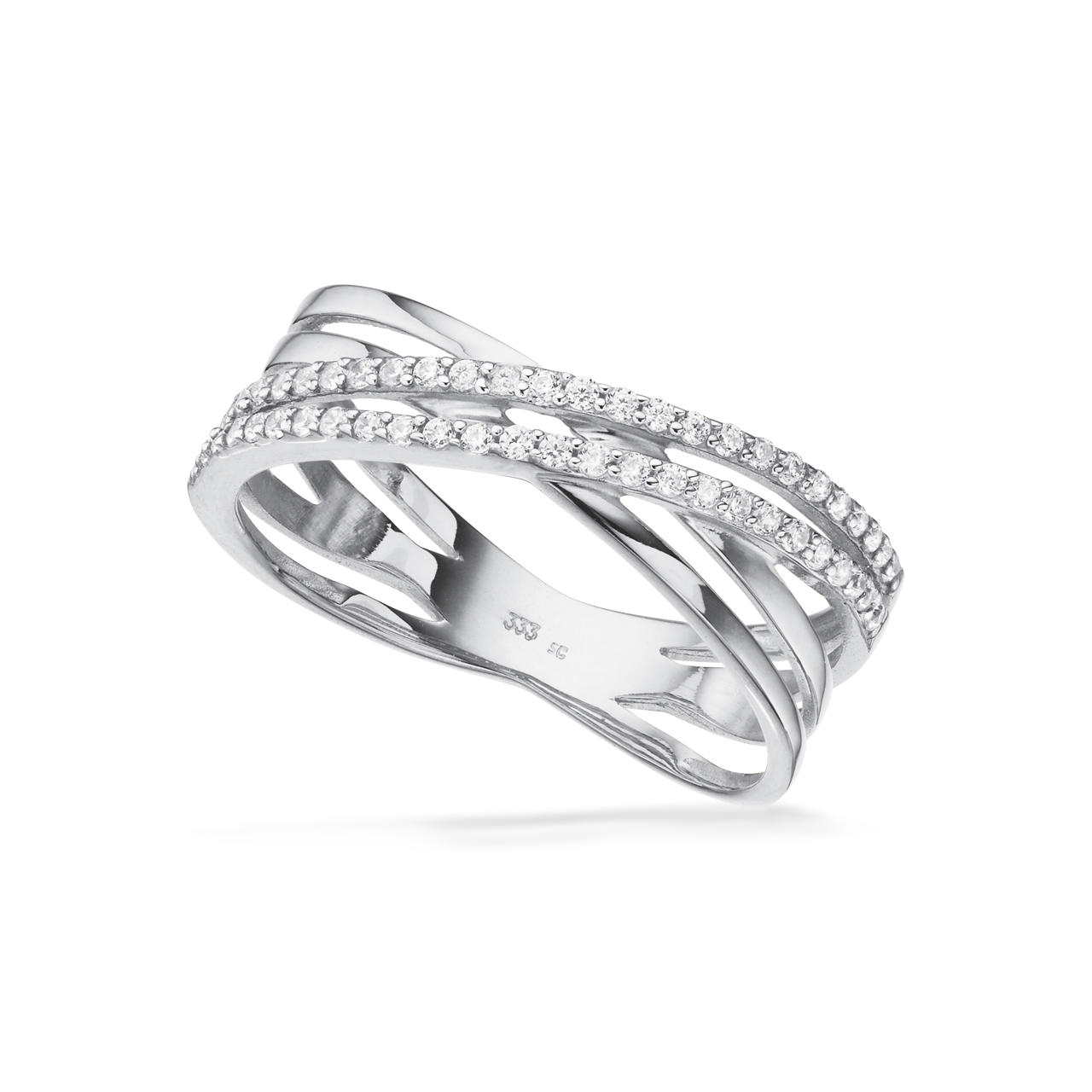 Ring zir. 925 rho.