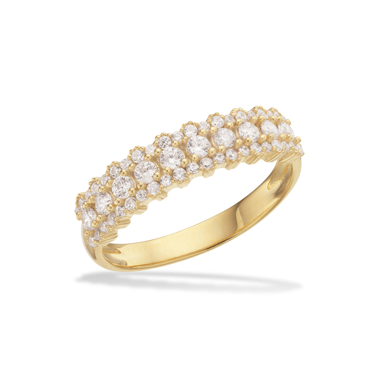 SoHo ring cubic zir. sølv fg.