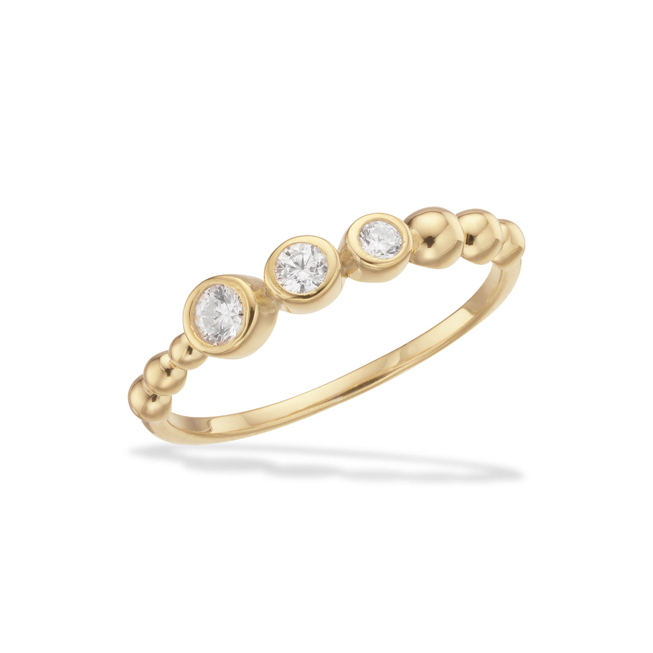 SoHo ring kugler cubic zir. sølv fg.