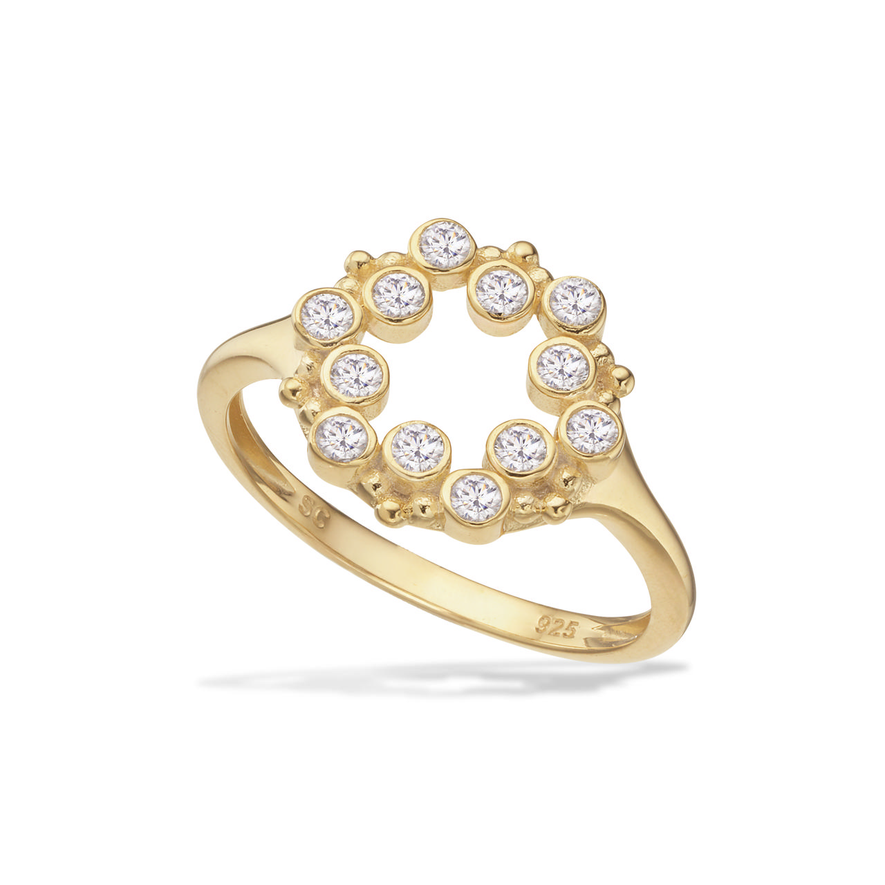 *SoHo ring cubic zir. sølv fg.