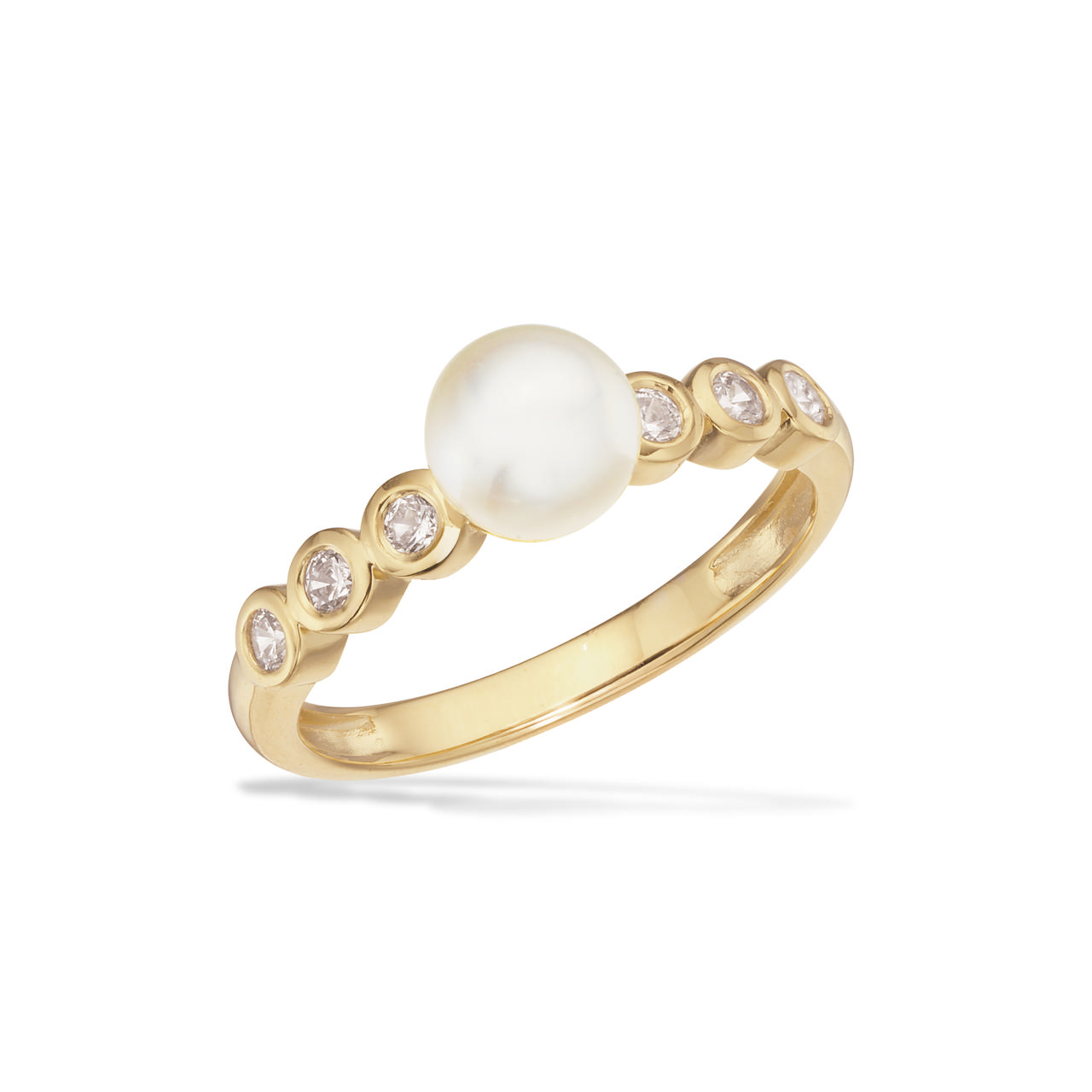 *Ring fkp./cubic zir. sølv fg.