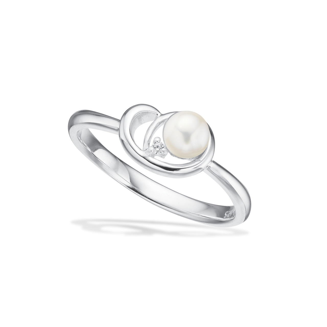 *Ring fkp./cubic zir. sølv