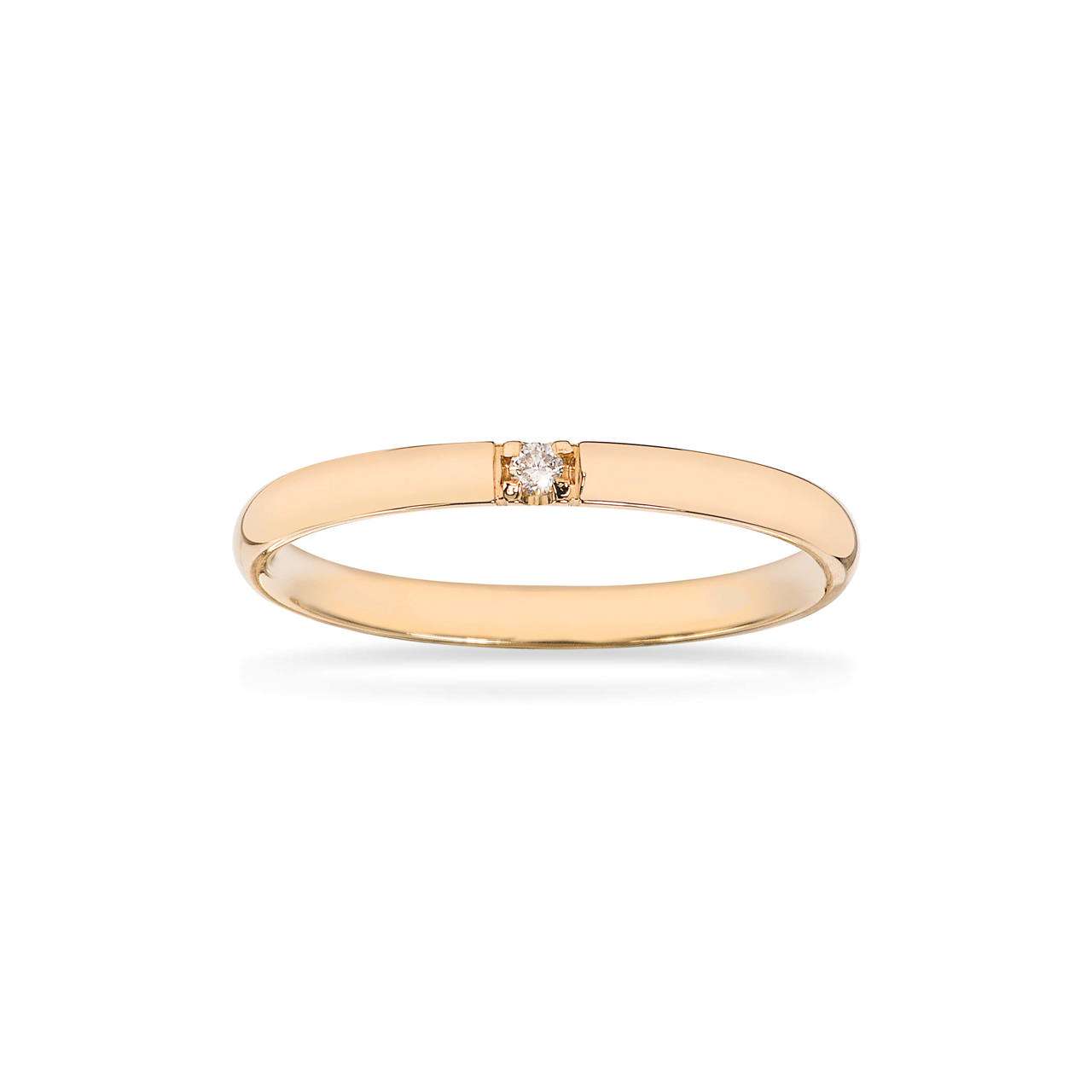 Grace Ring 8 kt. rd. 1x0,02 H-W/P1