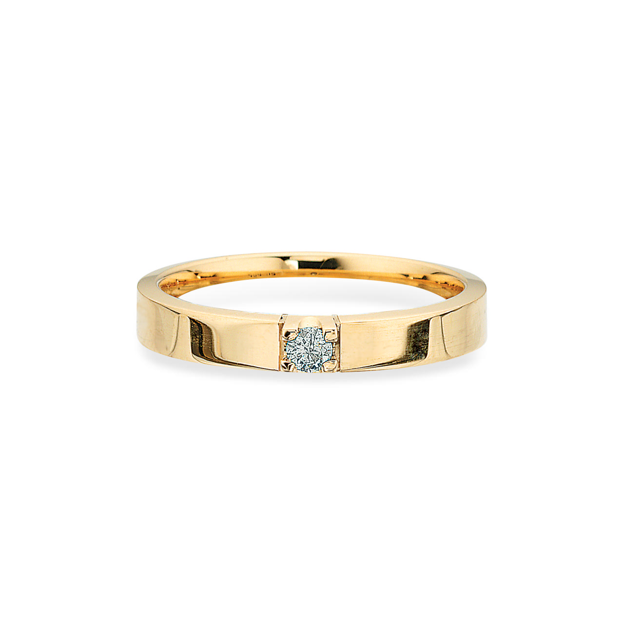 Grace Ring m/gr.14 kt.rd 1x0,04 H-W/SI