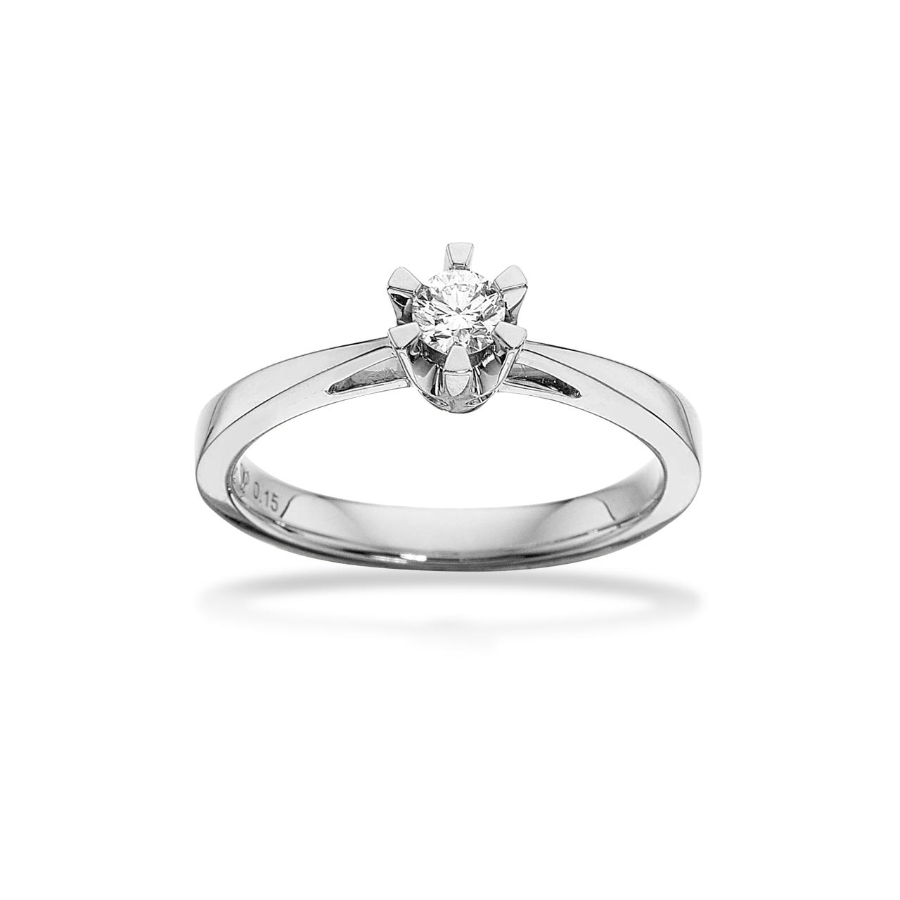 Prinsesse ring 0,15 H-W/VVS 14 kt