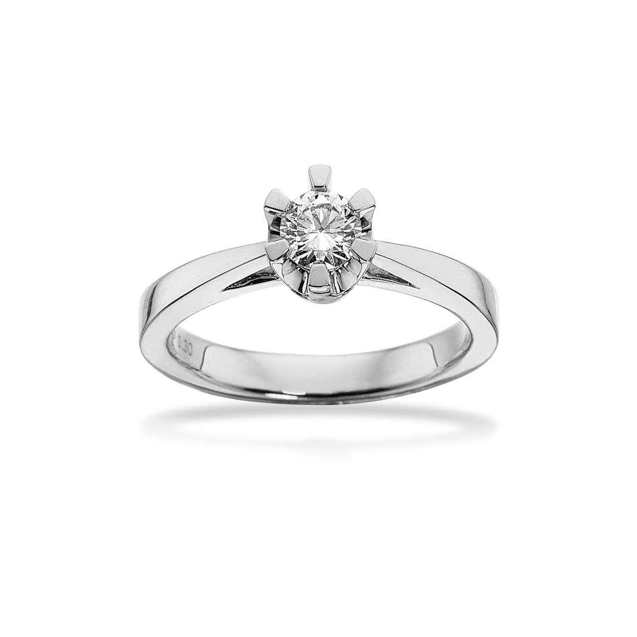 Prinsesse ring 0,30 H-W/VVS 14 kt