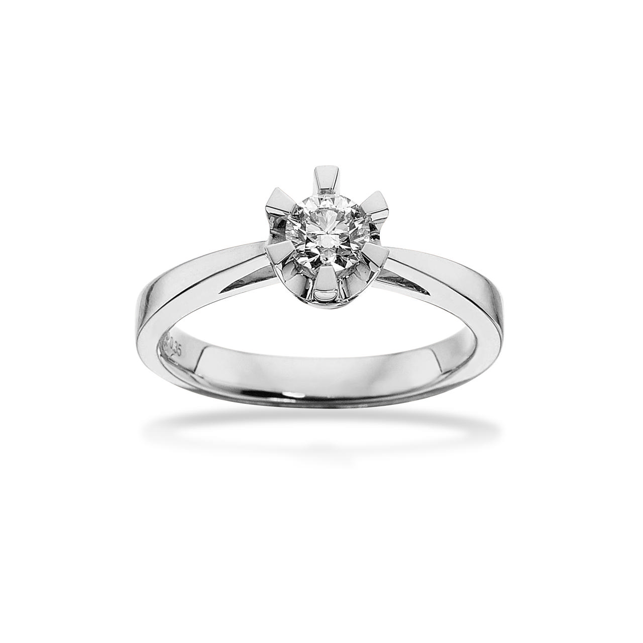 Prinsesse ring 0,35 H-W/VVS 14 kt