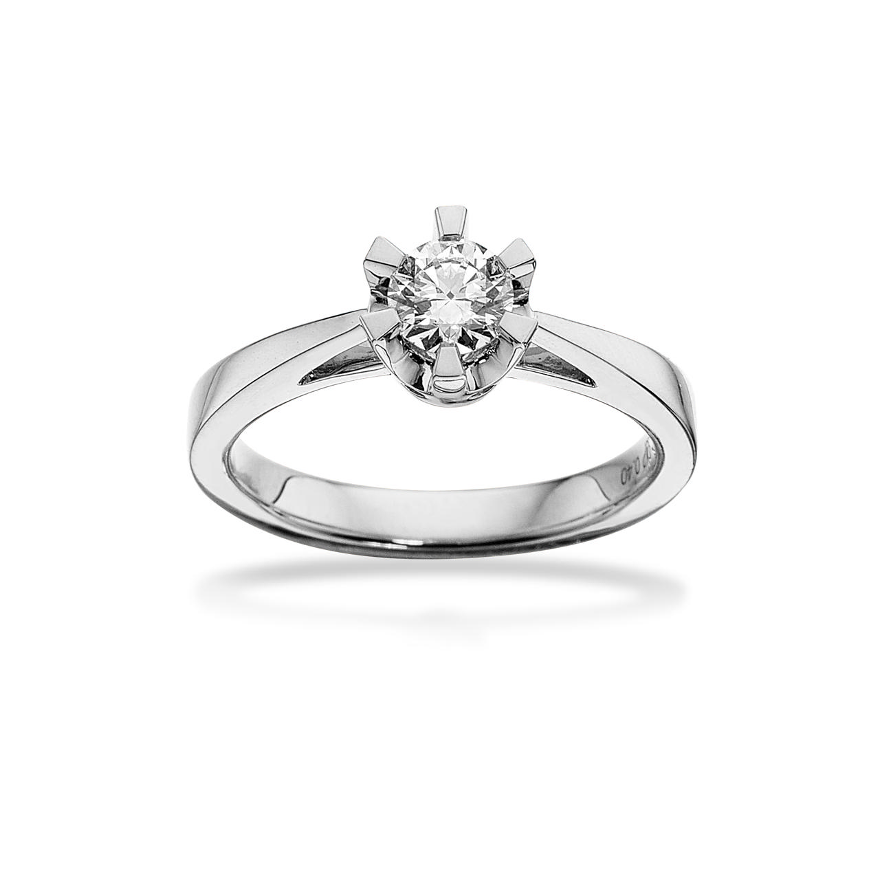 Prinsesse ring 0,40 H-W/VVS 14 kt