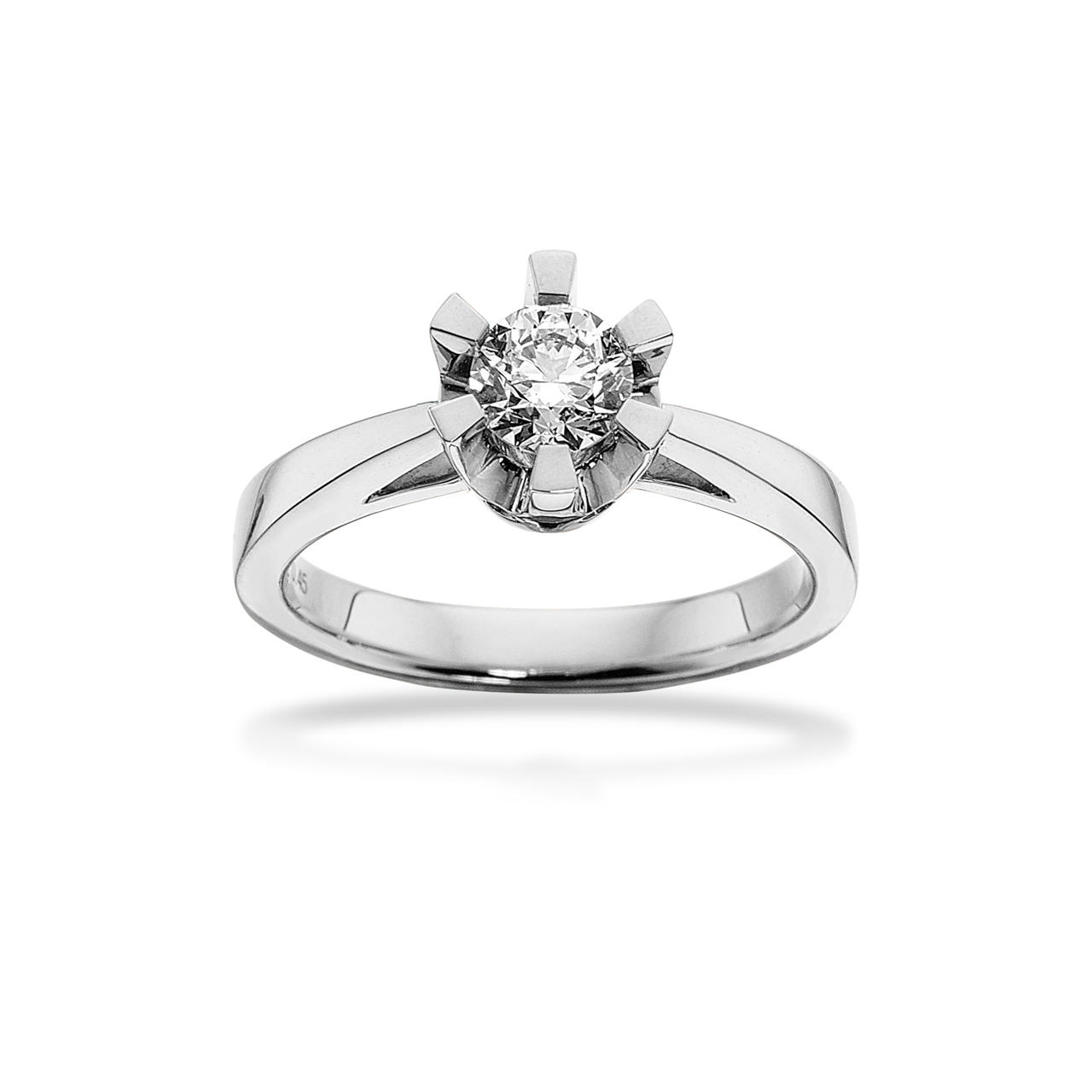 Prinsesse ring 0,50 H-W/VVS 14 kt