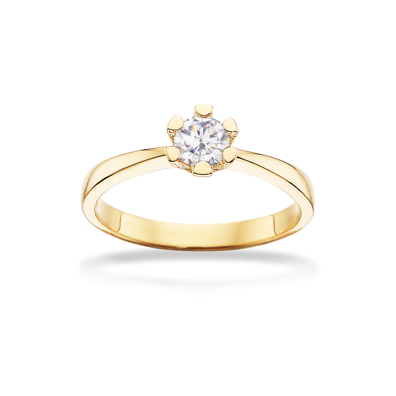 *Vida ring 0,35 H-W/P1 14 kt