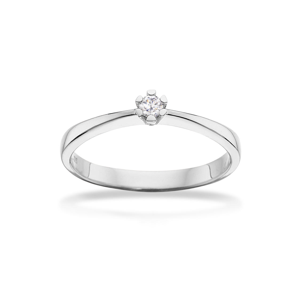 *Vida ring 0,05 H-W/P1 14 kt