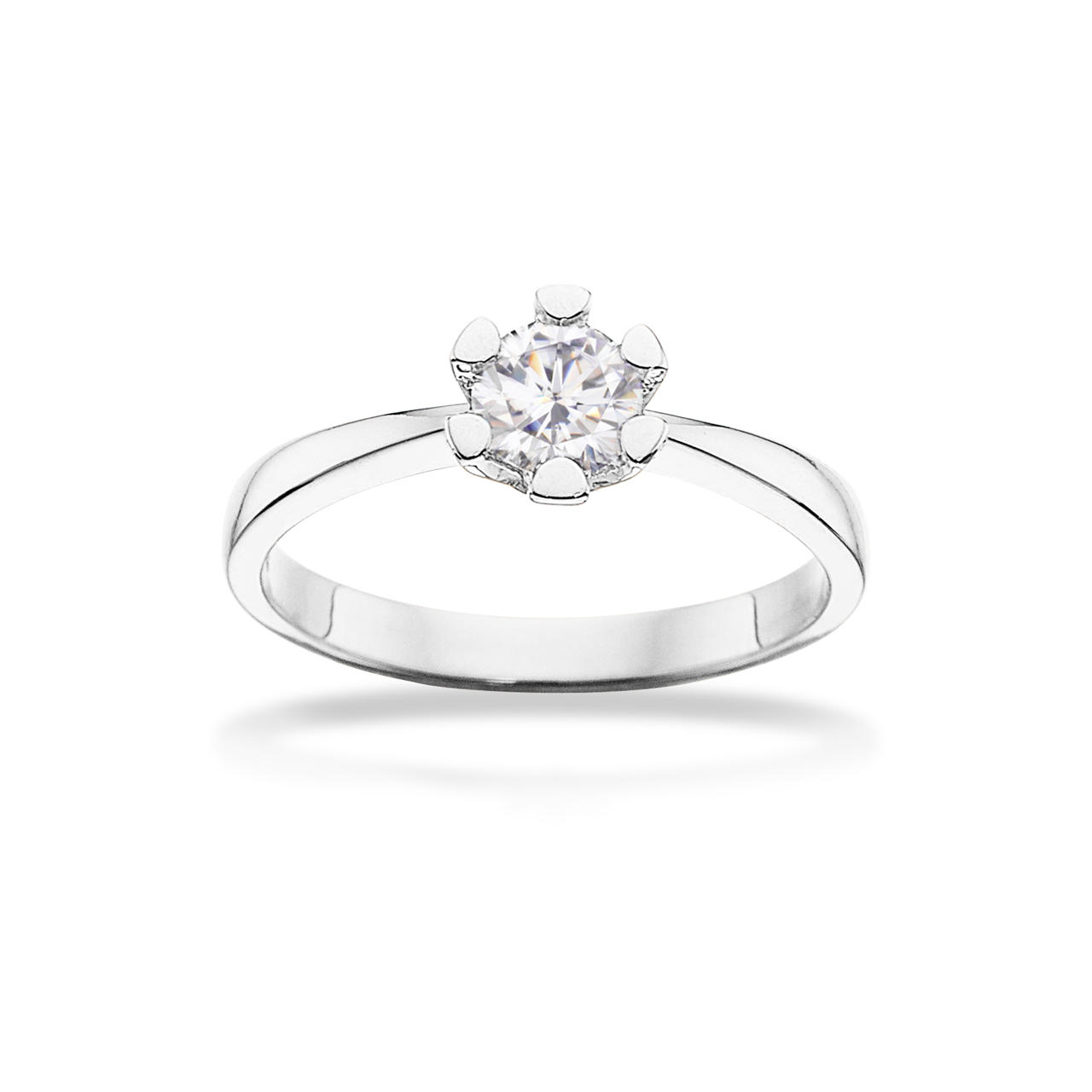 *Vida ring 0,50 H-W/P1 14 kt