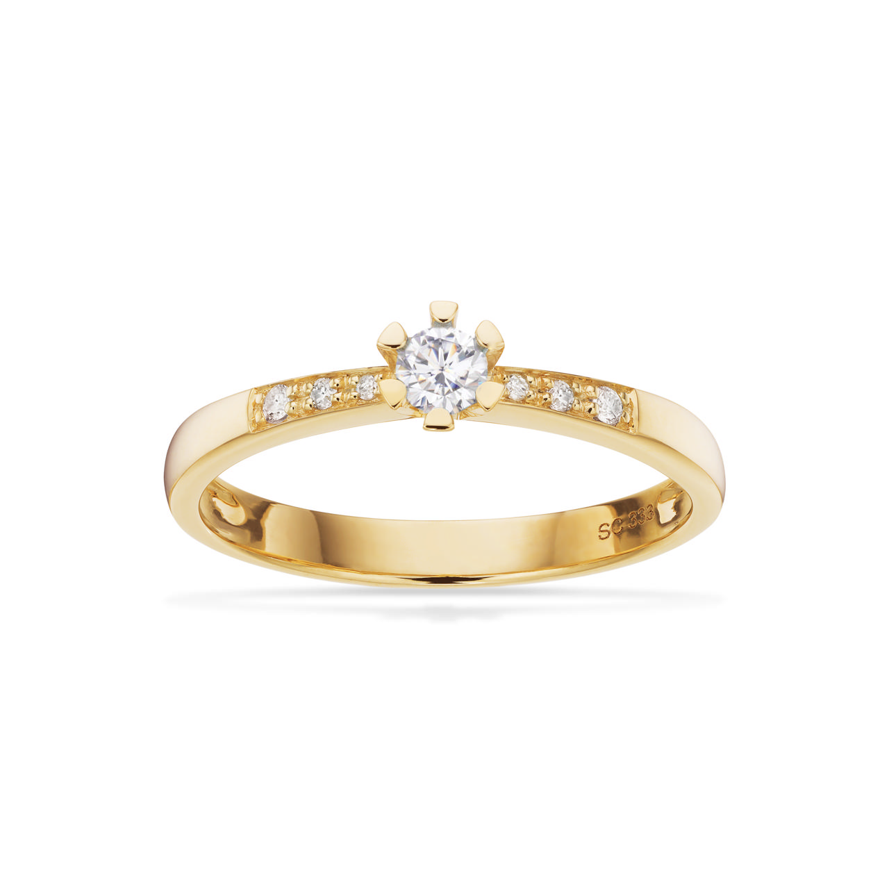 Vida Darling ring 0,10 +0,04 H-W/P1 8 kt