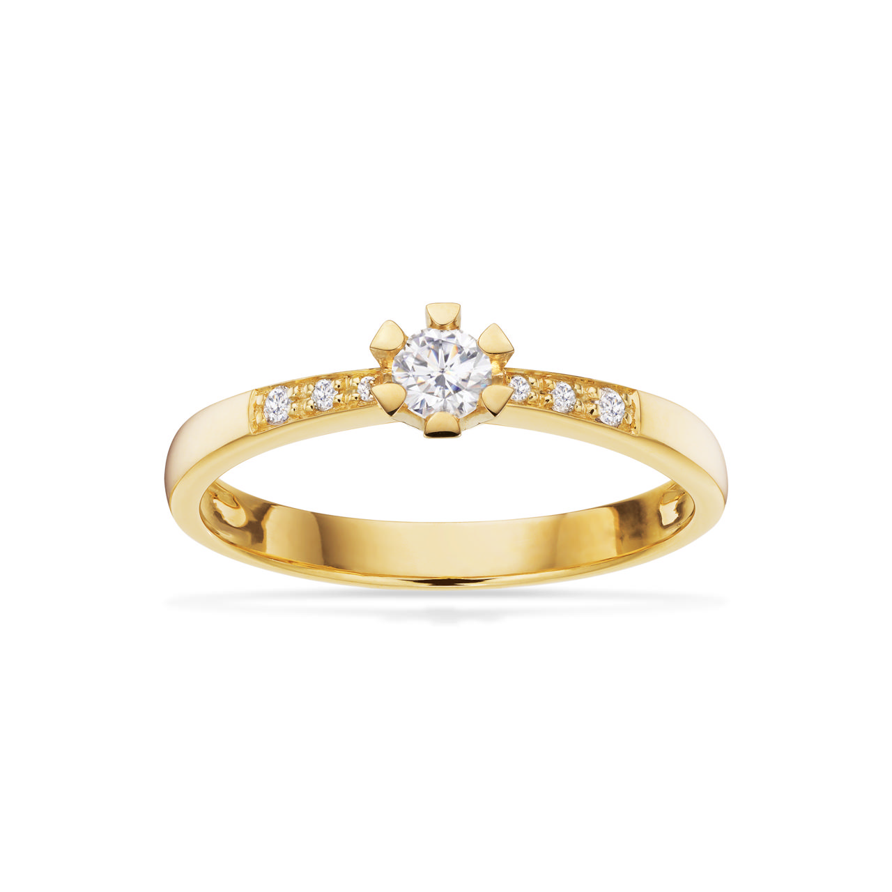 Vida Darling ring 0,15 +0,04 H-W/P1 14 kt