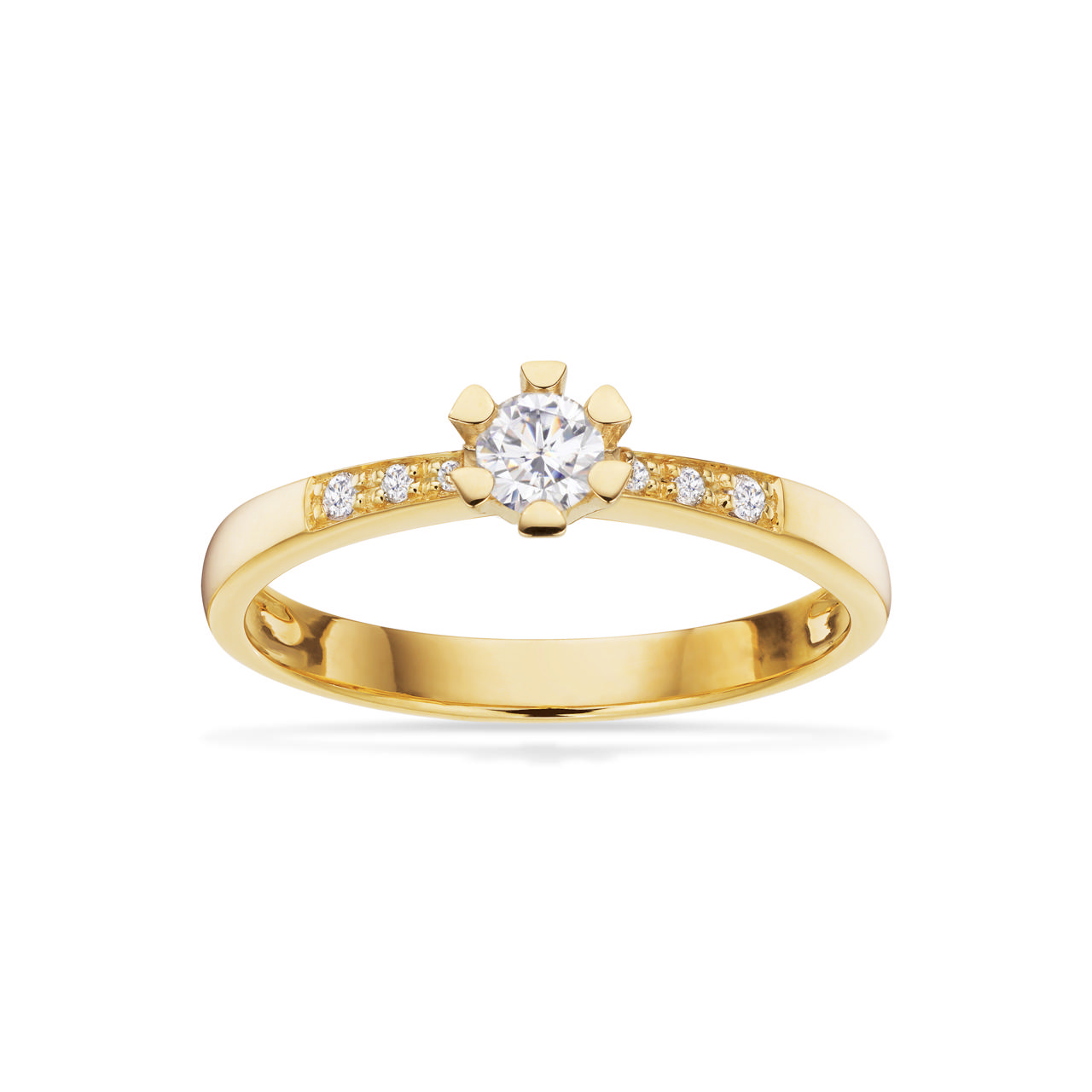 Vida Darling ring 0,20 +0,04 H-W/P1 14 kt