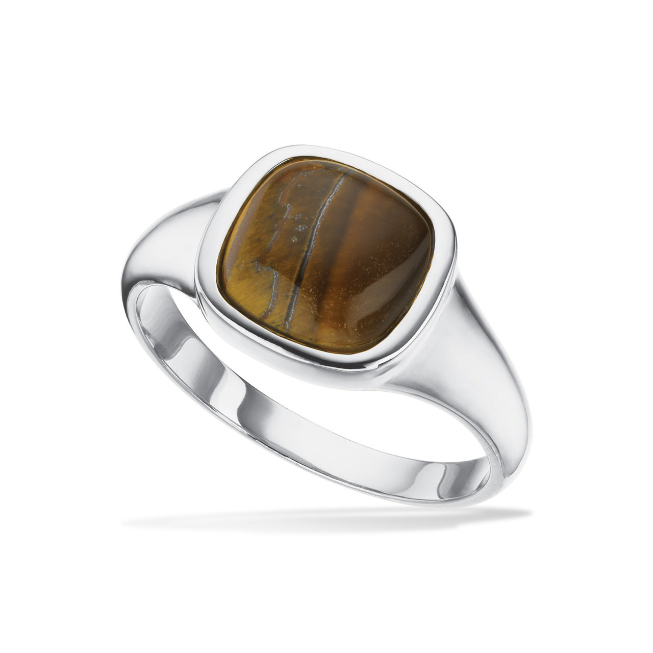 Mens ring tigereye 925