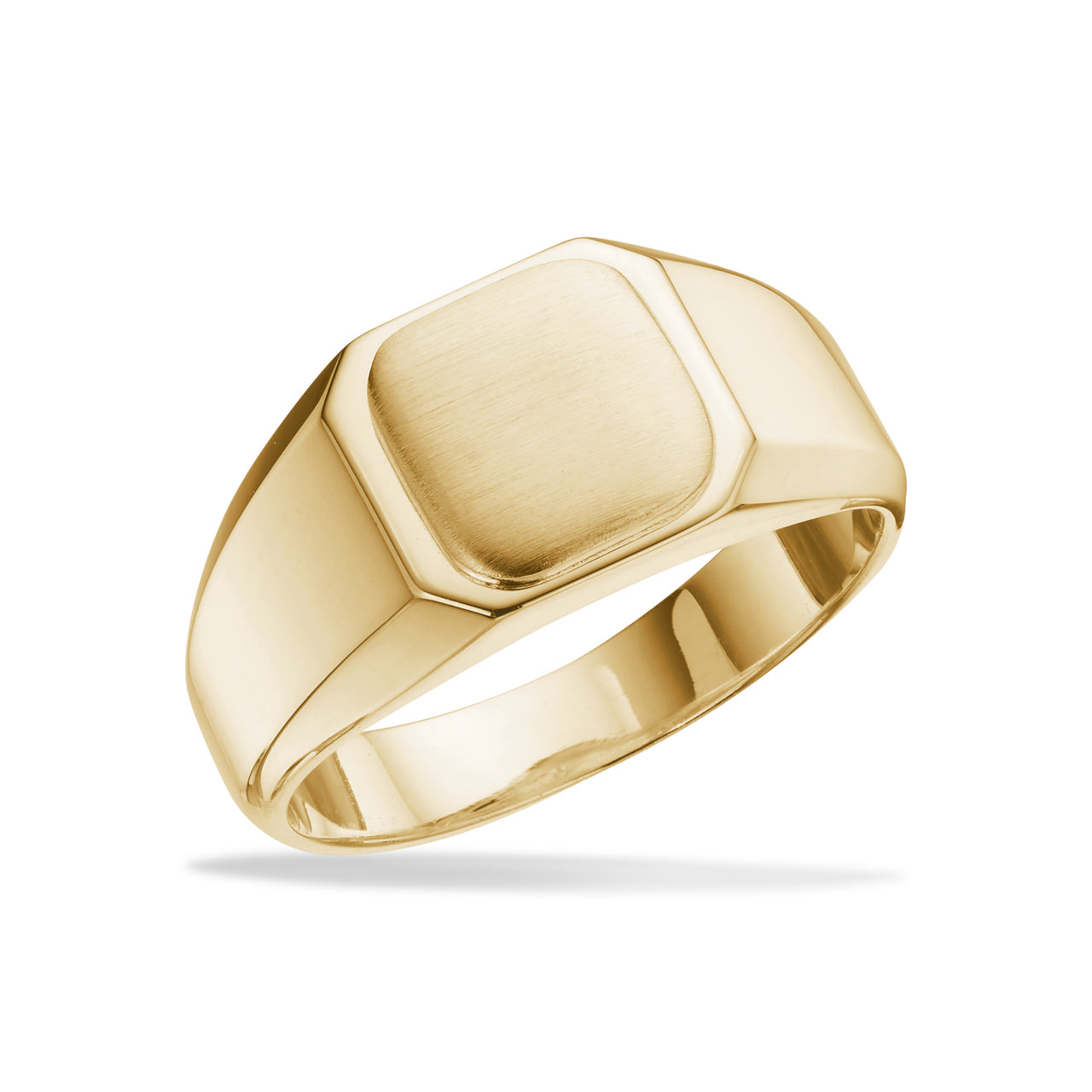 Herrering signet sølv fg.