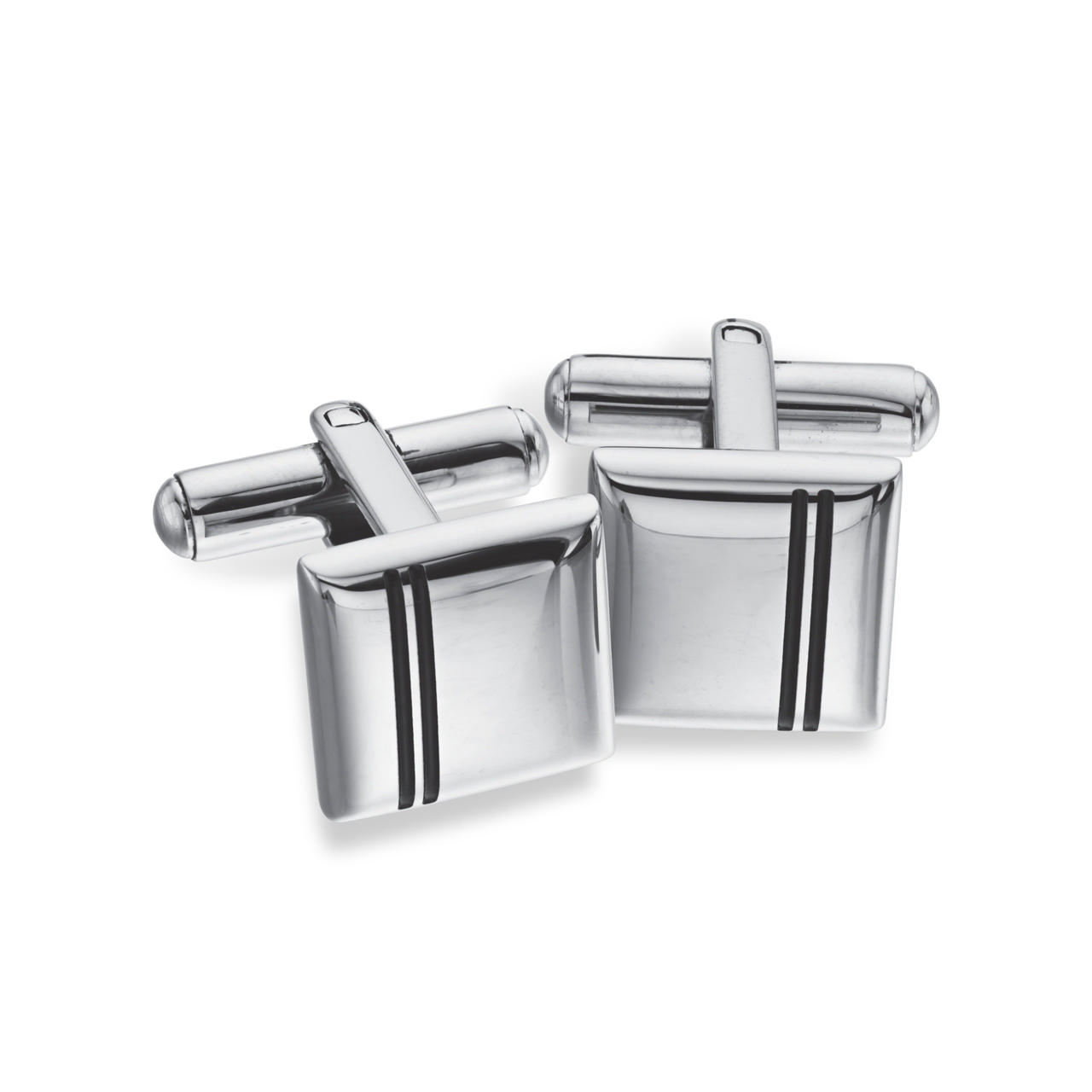 Cuff links steel